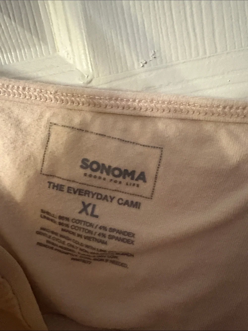 Sonoma Light Blush Spaghetti Strap Camisole